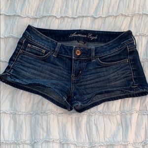 Medium wash American Eagle short shorts